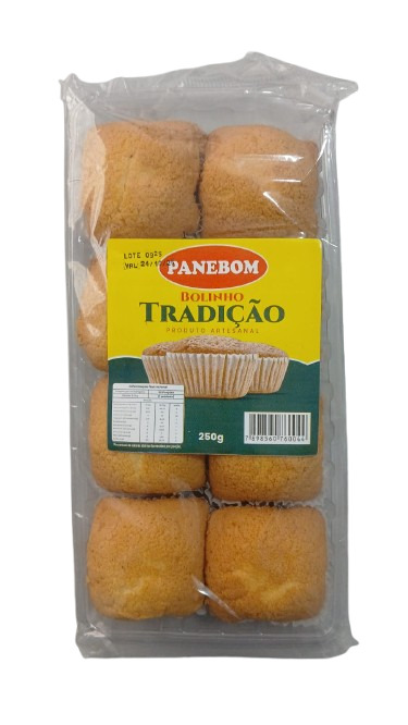BOLINHO TRADIÇÃO PANEBOM PACOTE 250G
