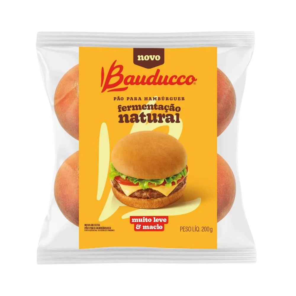 PÃO DE HAMBURGUER BAUDUCCO 200G