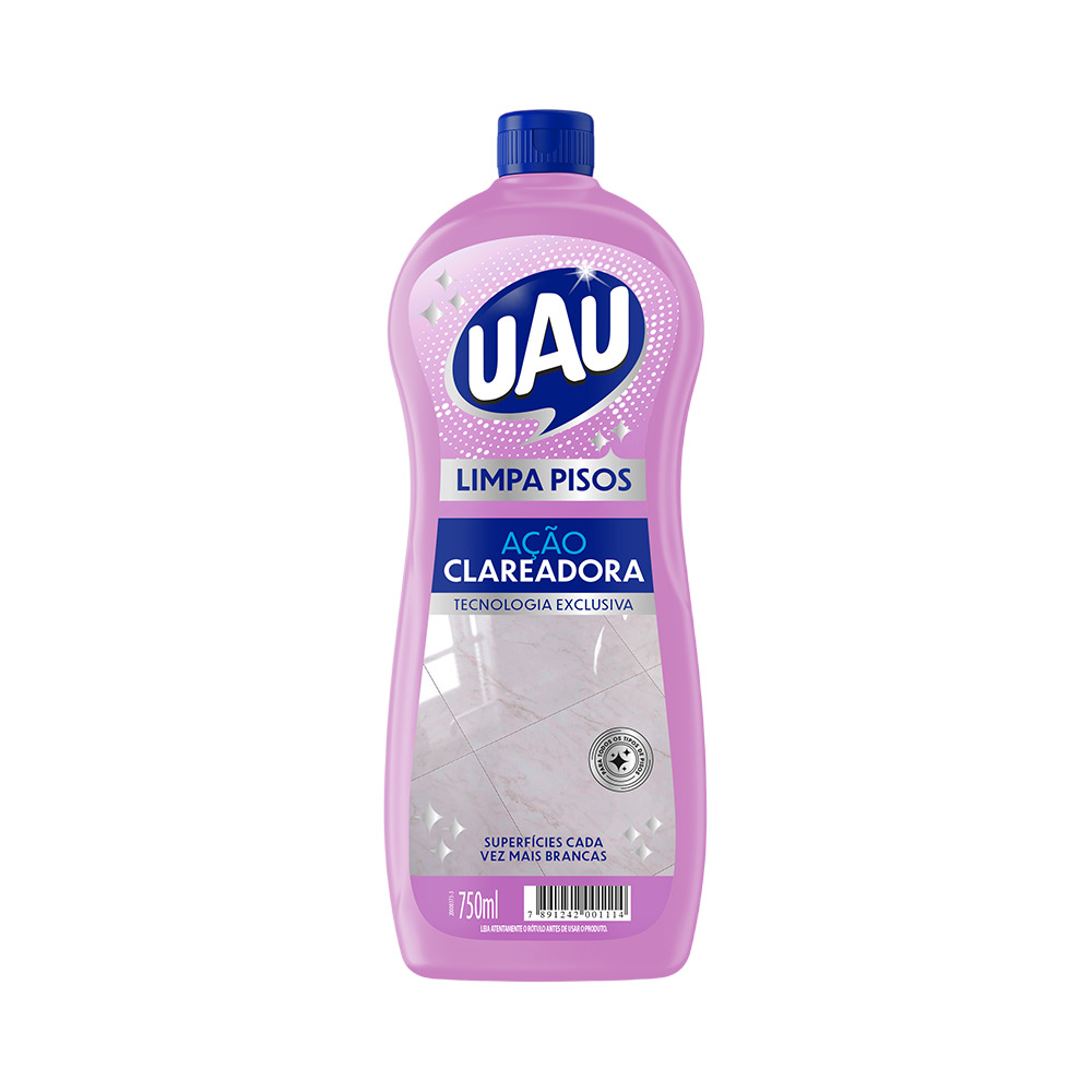 LIMPADOR UAU PISOS AÇÃO CLAREADORA 750ML
