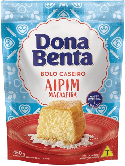 MISTURA PARA BOLO AIPIM MACAXEIRA DONA BENTA 450G