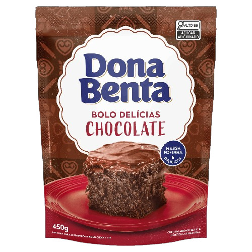 MISTURA PARA BOLO CHOCOLATE DONA BENTA 450G