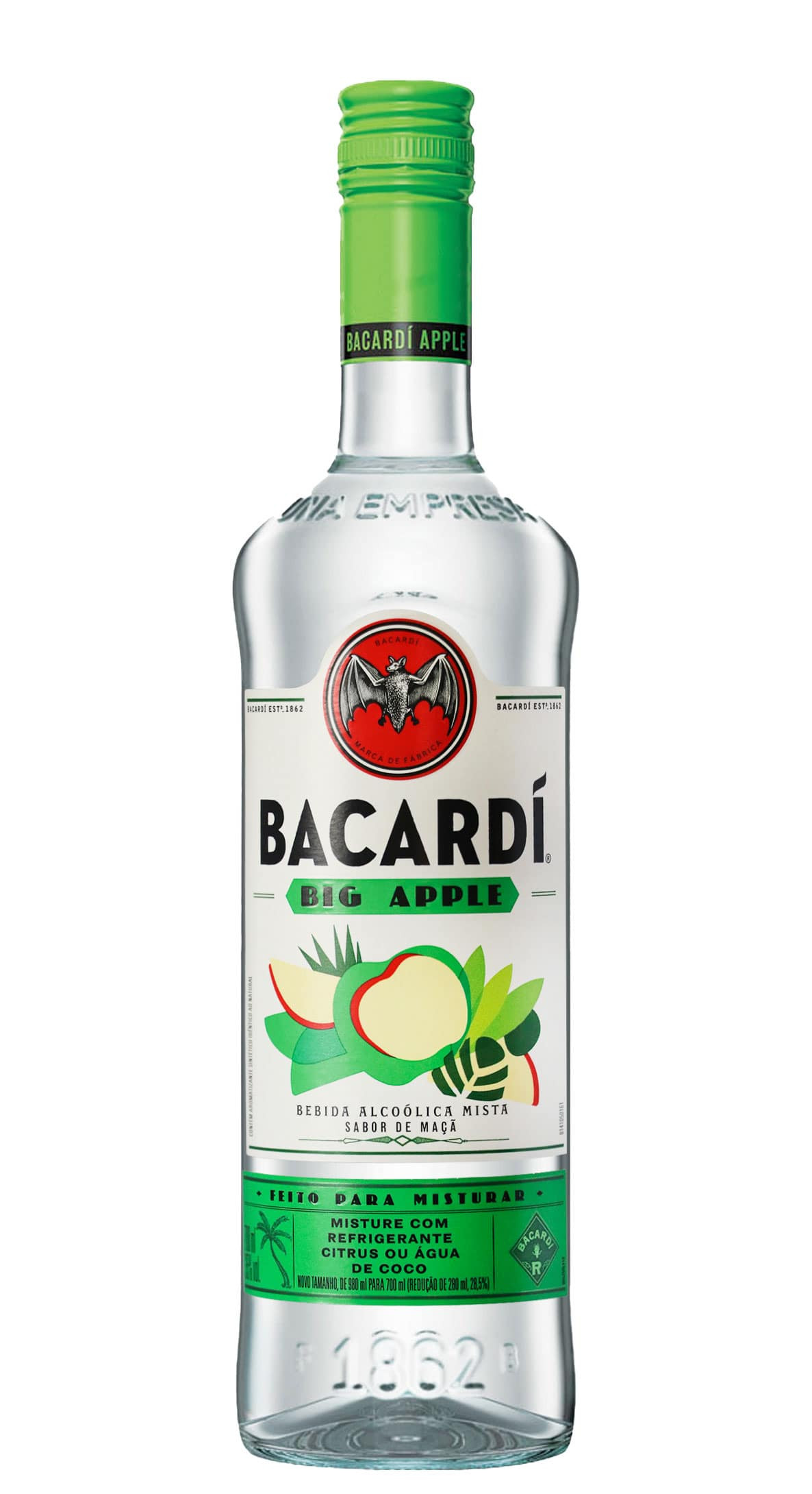 RUM BACARDI BIG APPLE 700ML