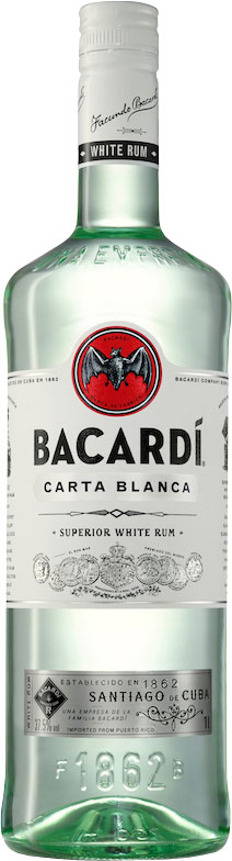 RUM BACARDI CARTA BLANCA 980ML