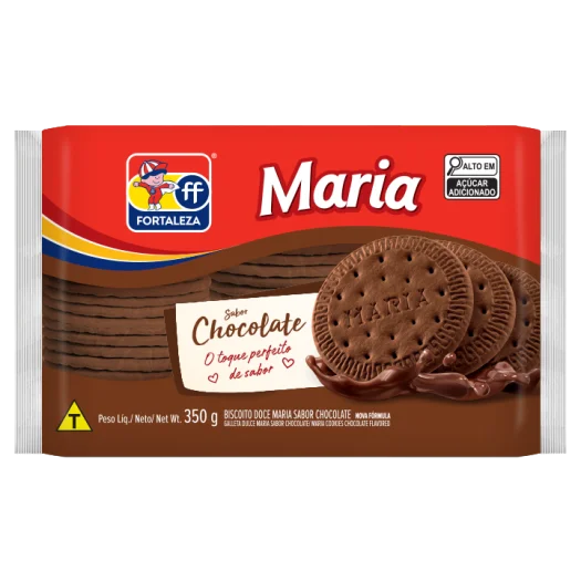 BISCOITO MARIA CHOCOLATE FORTALEZA 350G