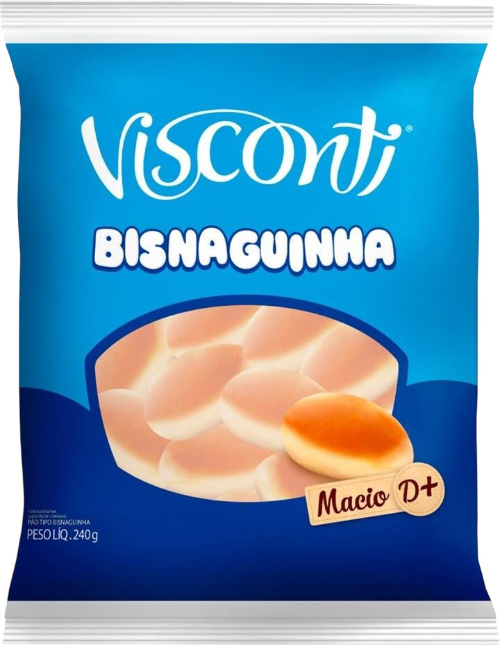 PÃO BISNAGUINHA TRADICIONAL VISCONTI 240G