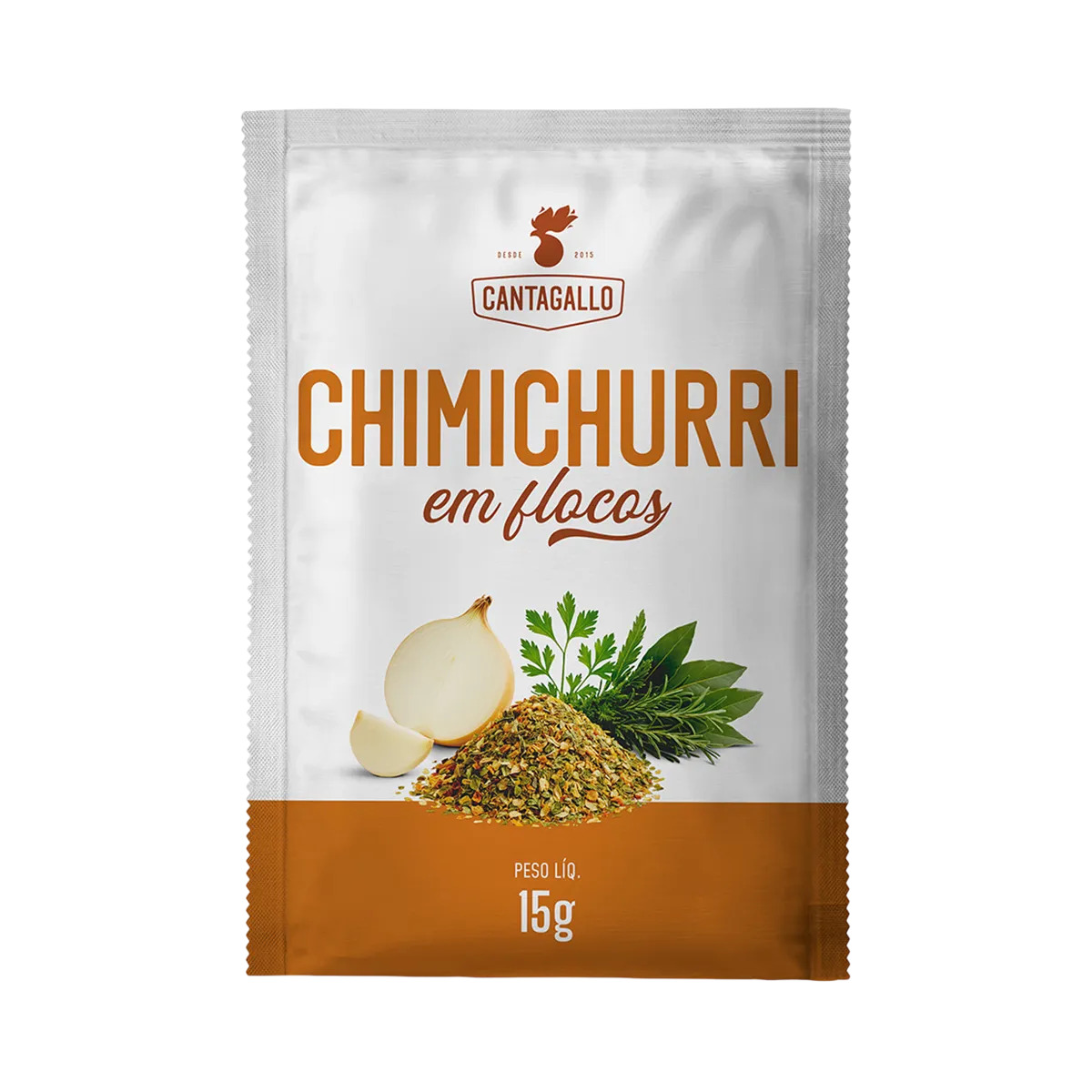 CHIMICHURRI EM FLOCOS CANTAGALLO SACHÊ 15G