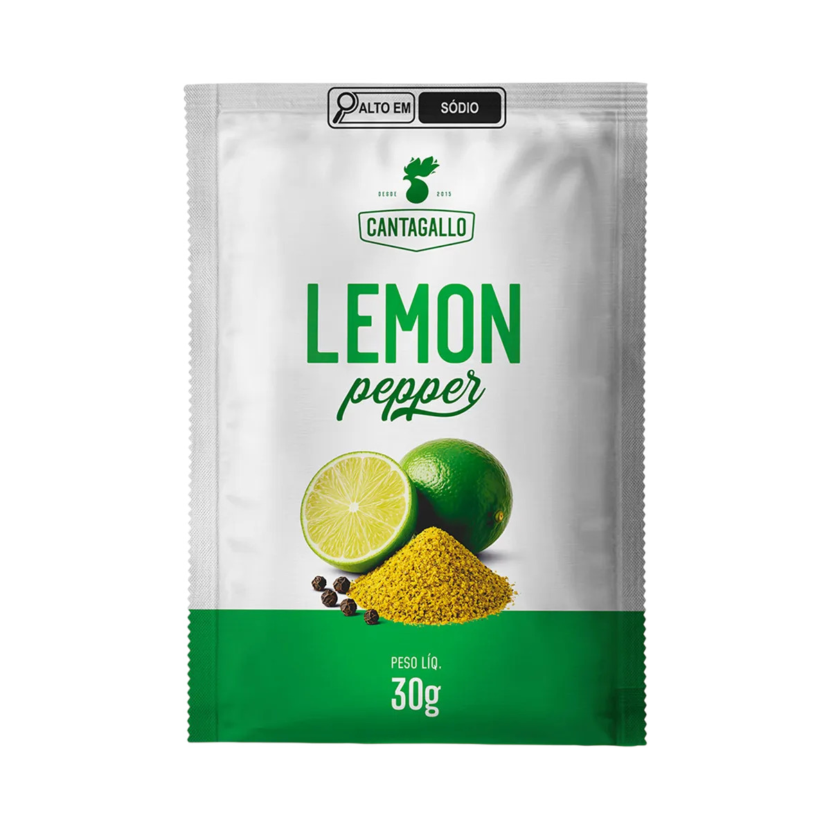 TEMPERO LEMON PEPPER CANTAGALLO SACHÊ 30G