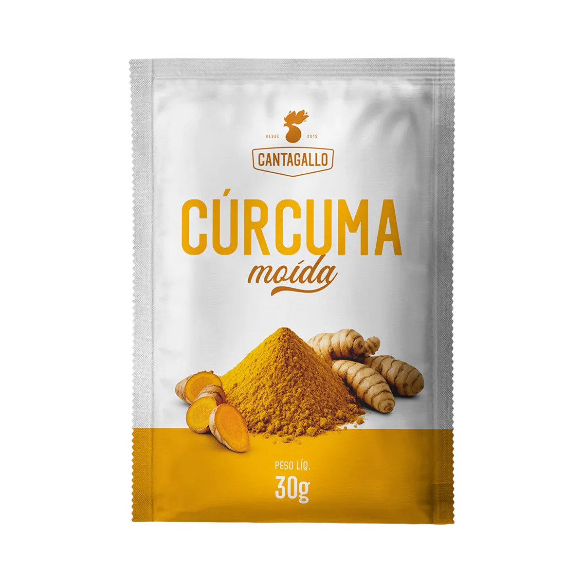 ESPECIARIAS CURCUMA MOIDA CANTAGALLO SACHÊ 30G