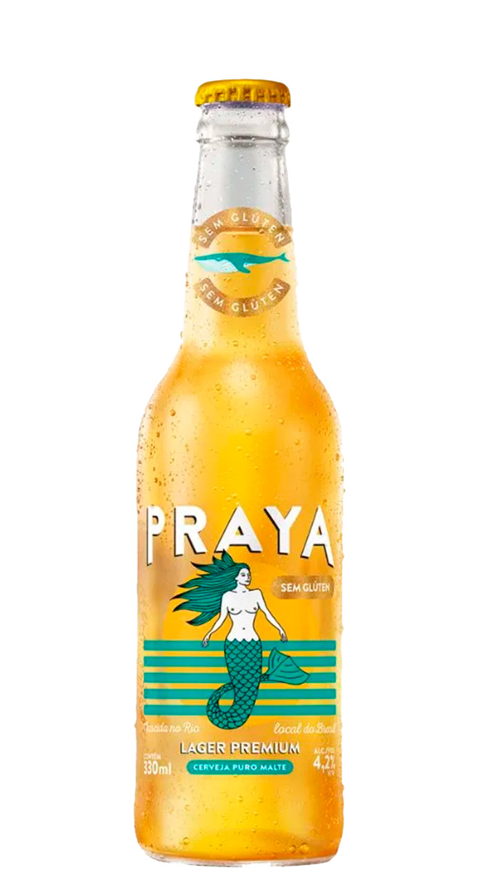 CERVEJA PRAYA LAGER LONG NECK 330ML