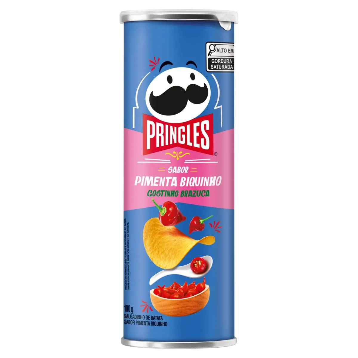 BATATA PRINGLES PIMENTA BIQUINHO 100G