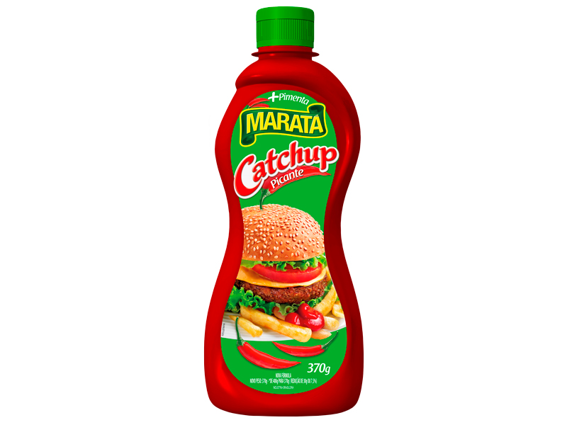 CATCHUP PICANTE MARATÁ PET 370G