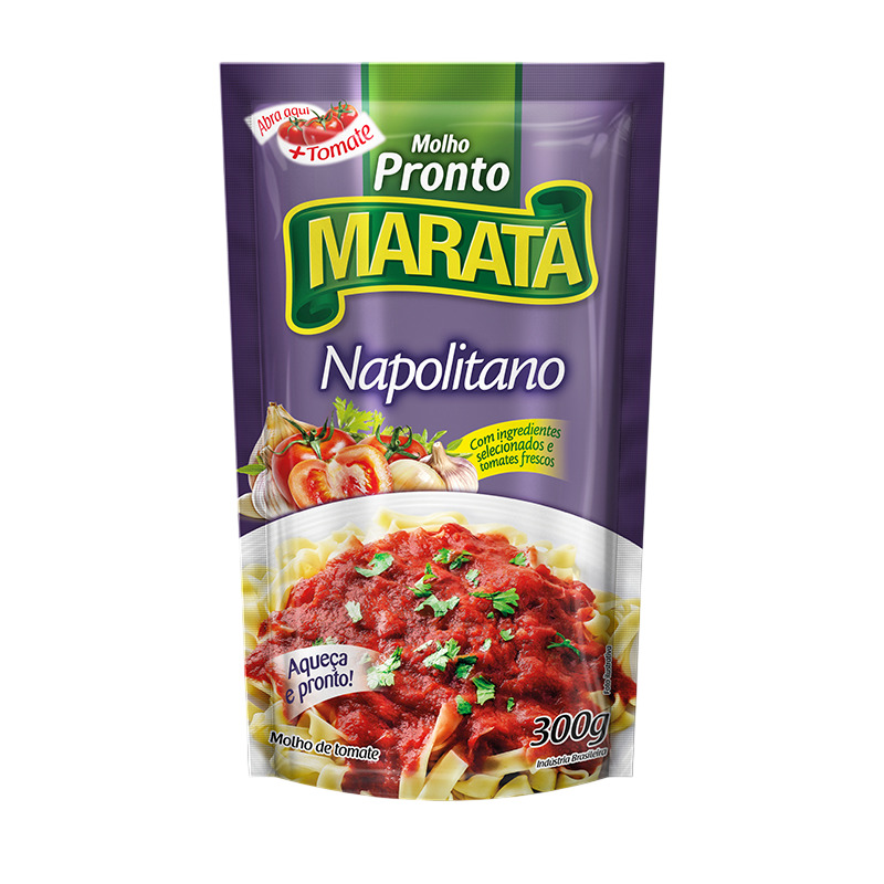 MOLHO PRONTO NAPOLITANO MARATÁ 300G