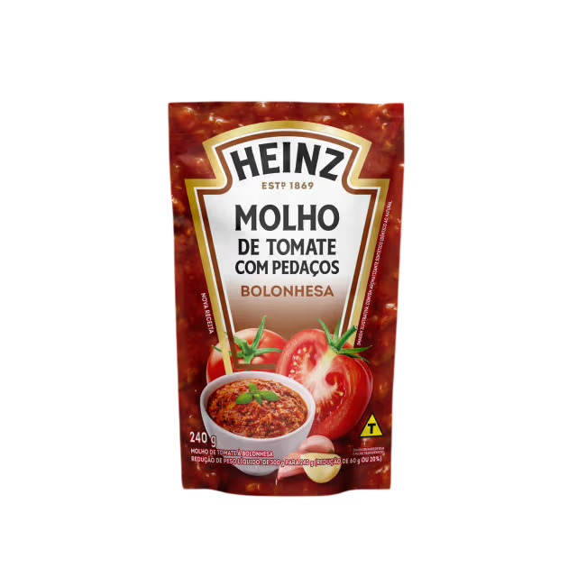 MOLHO DE TOMATE BOLONHESA HEINZ 240G