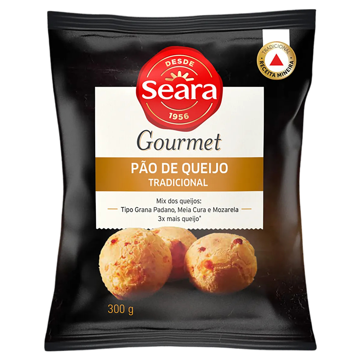 PÃO DE QUEIJO GOURMET SEARA PACOTE 300G