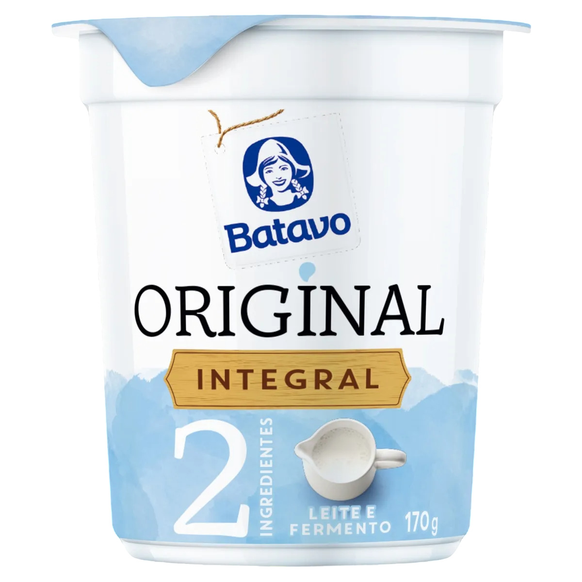 IOGURTE NATURAL INTEGRAL BATAVO 160G