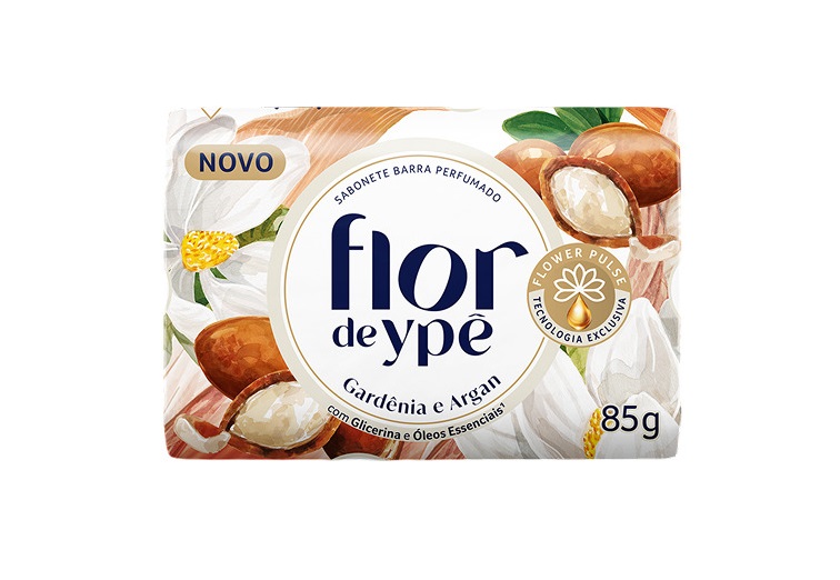 SABONETE FLOR DE YPÊ GARDENIA E ARGAN 85G
