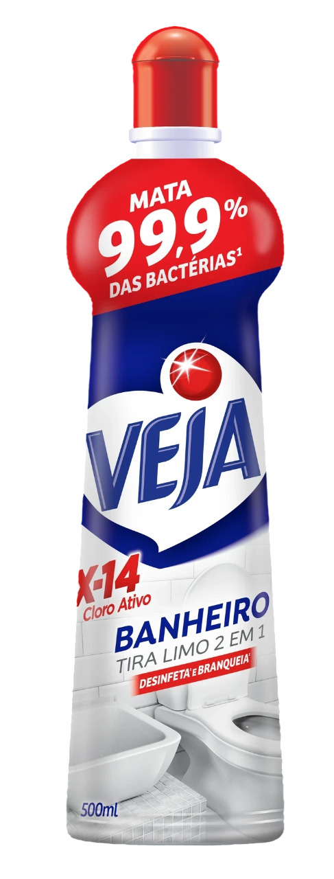 LIMPADOR VEJA BANHEIRO X-14 20% DESCONTO 500ML