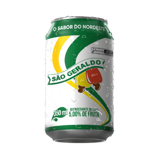 REFRIGERANTE SÃO GERALDO CAJU LATA 350ML
