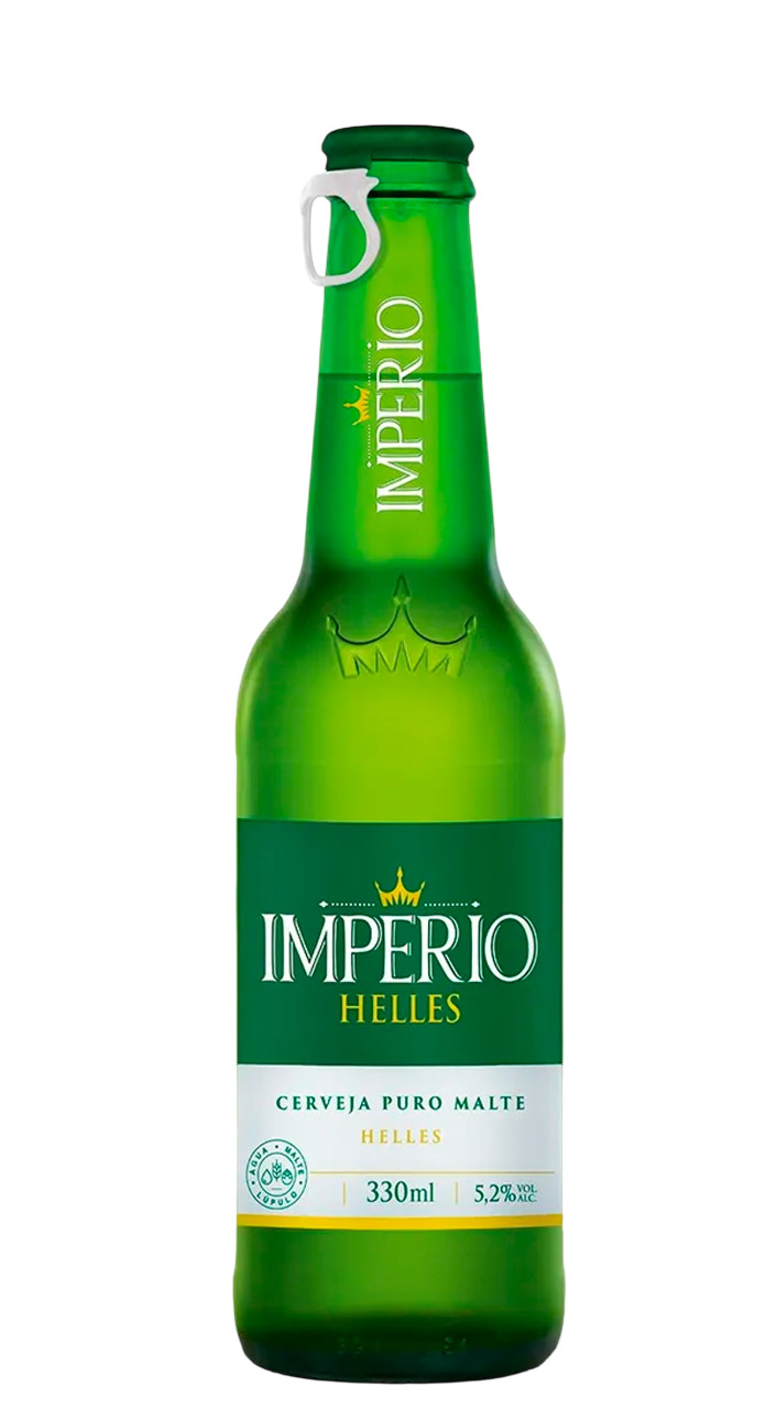 CERVEJA IMPÉRIO HELLES GARRAFA 330ML