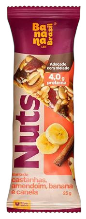 BARRA DE CEREAL NUTS BANANA E CANELA 25G