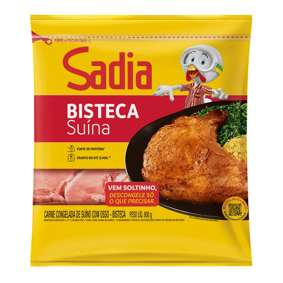 BISTECA SUÍNA CONGELADO SADIA