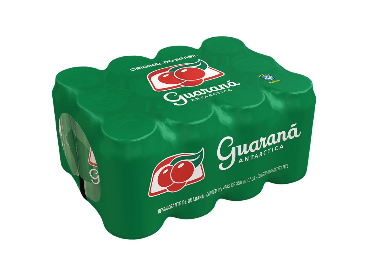 REFRIGERANTE GUARANÁ ANTARTICA MULTIPACK LATA 12 X 350ML