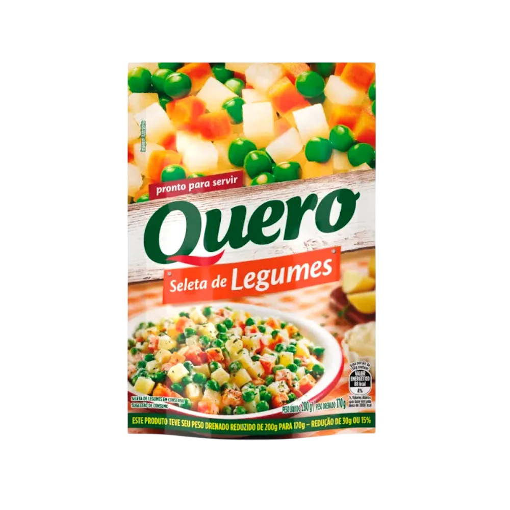 SELETA DE LEGUMES QUERO SACHÊ 170G