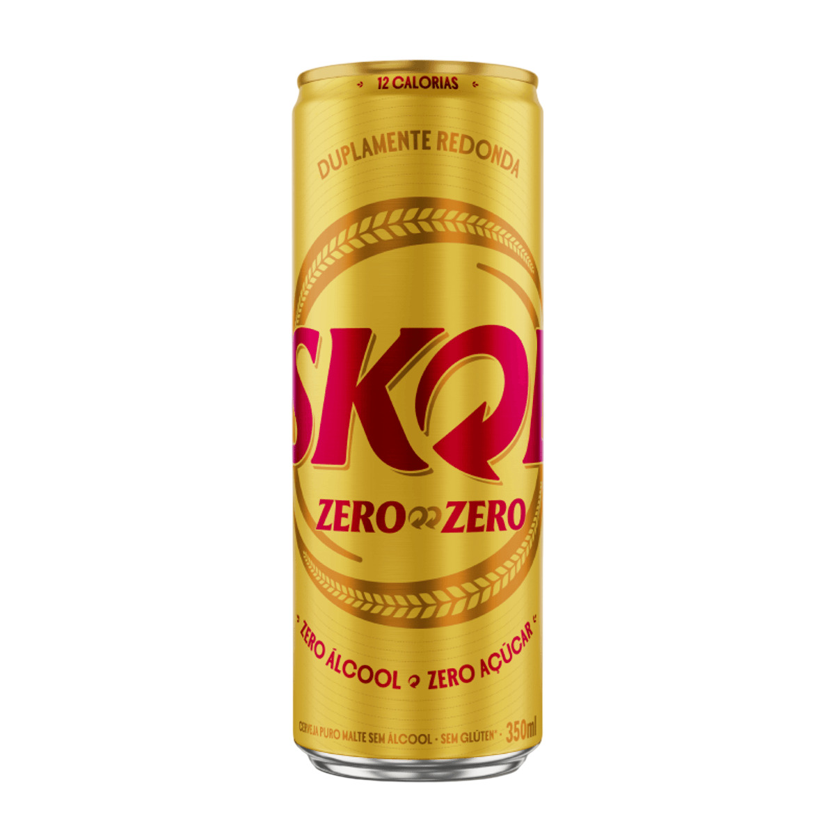 CERVEJA SKOL ZERO ALCOOL LATA 350ML