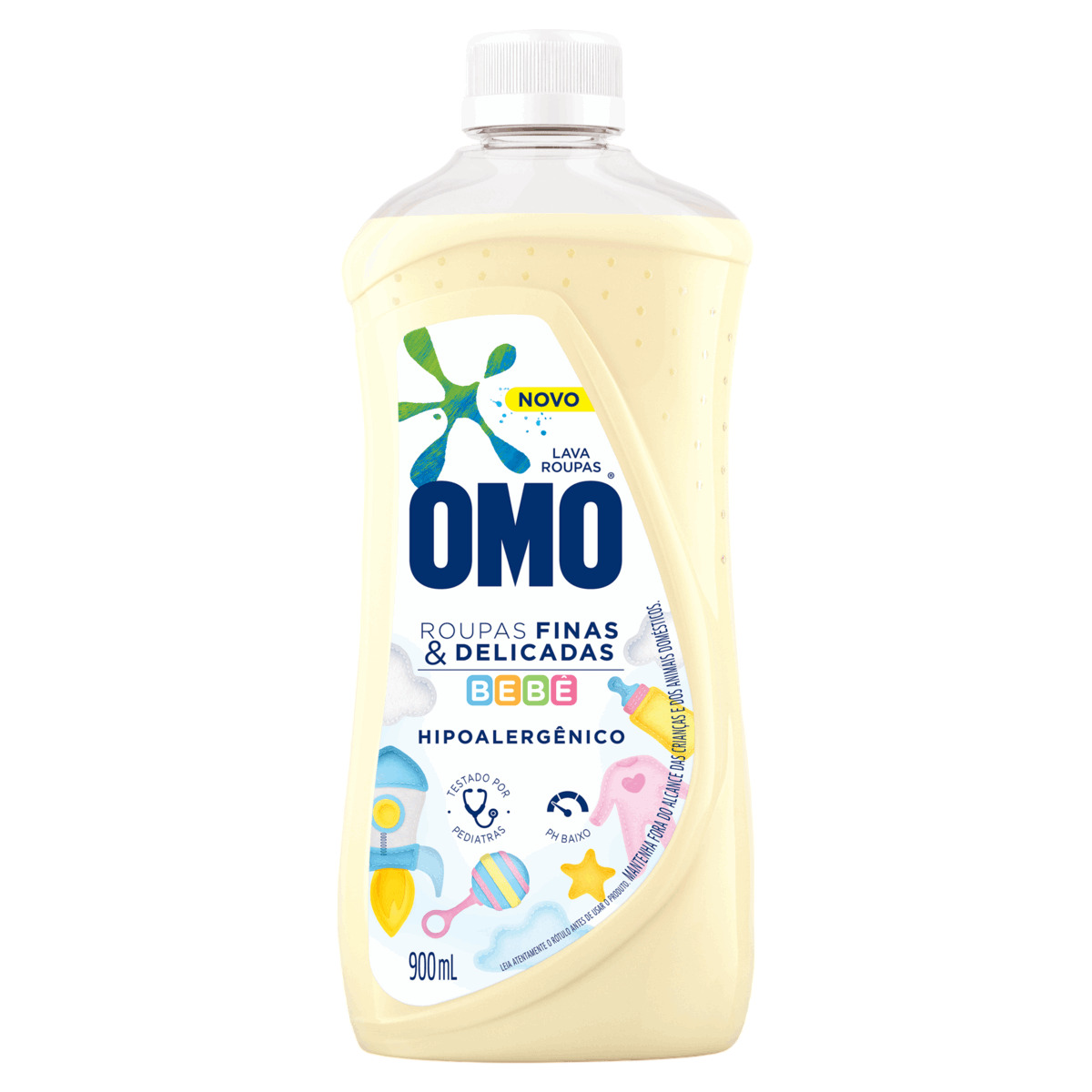 LAVA ROUPA LÍQUIDO OMO DELICADA BEBÊ 900ML