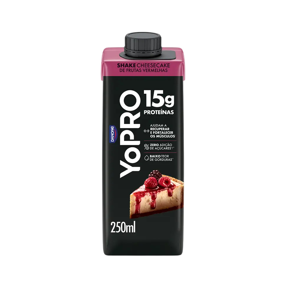 BEBIDA LÁCTEA YOPRO 15G CHEESECAKE 250ML