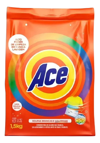 DETERGENTE EM PÓ ACE SACO 1,5KG