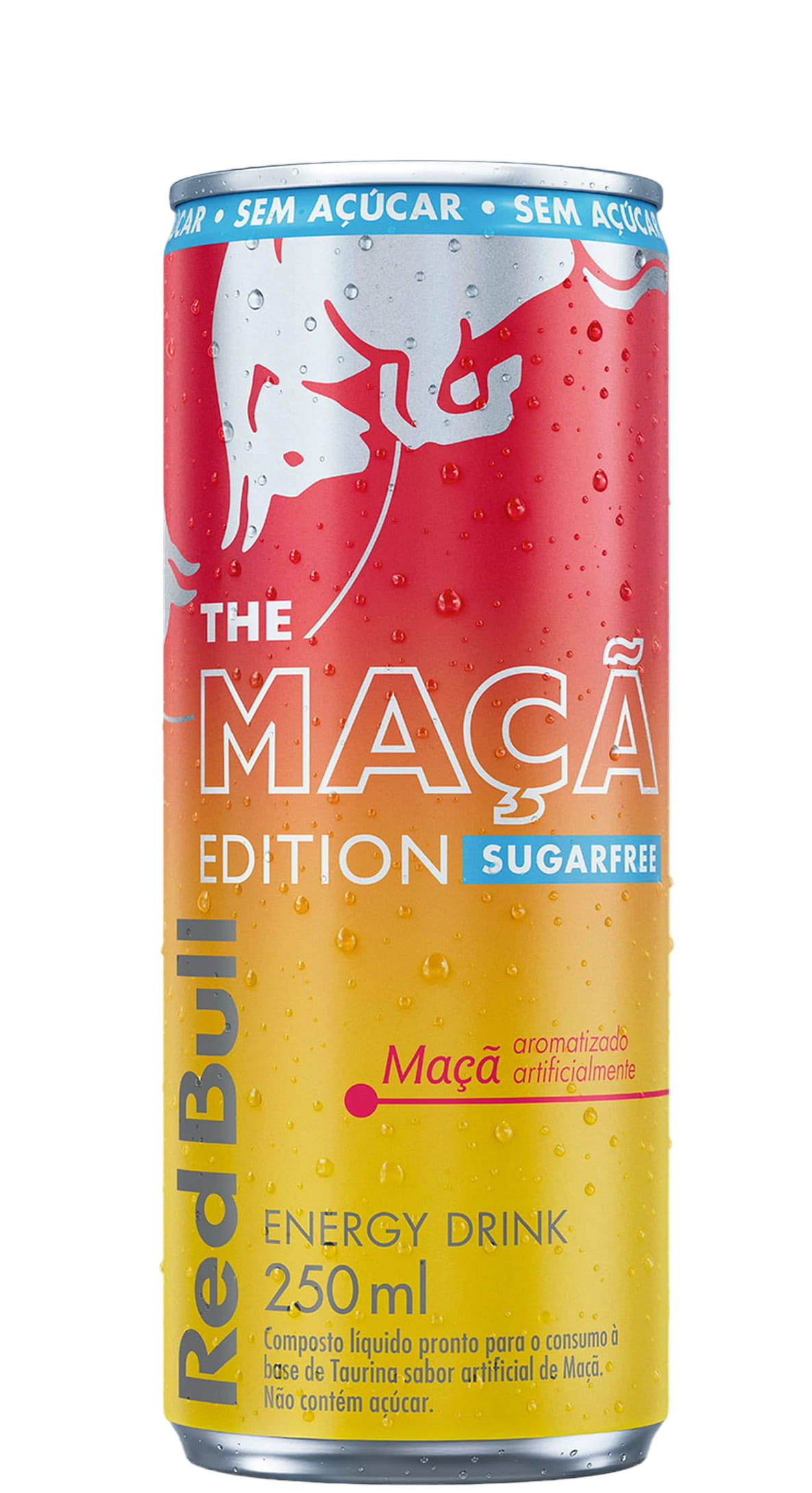 ENERGÉTICO RED BULL MAÇÃ ENERGY DRINK SUGARFREE 250ML