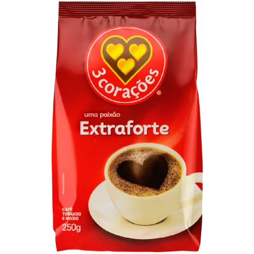 CAFÉ 3 CORAÇÕES EXTRAFORTE ALMOFADA 250G