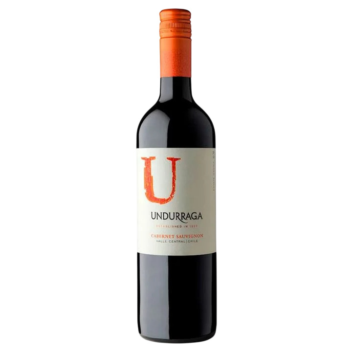 VINHO CHILENO TINTO U UNDURRAGA CABERNET SAUVIGNON 750ML