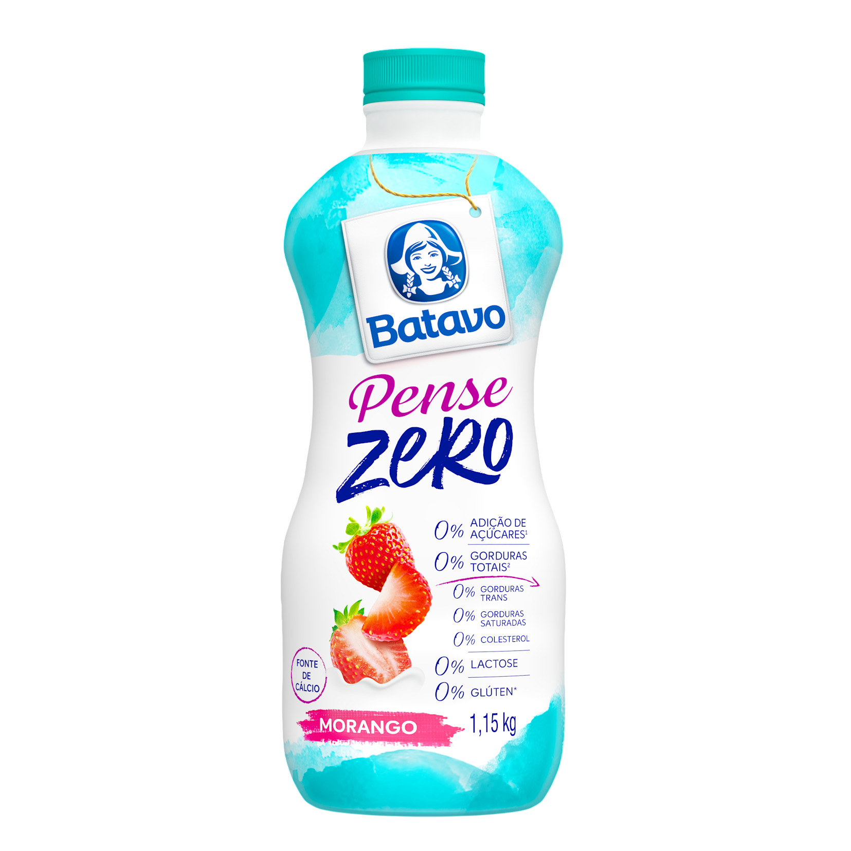 IOGURTE LÍQUIDO PENSE ZERO MORANGO BATAVO 1,150G