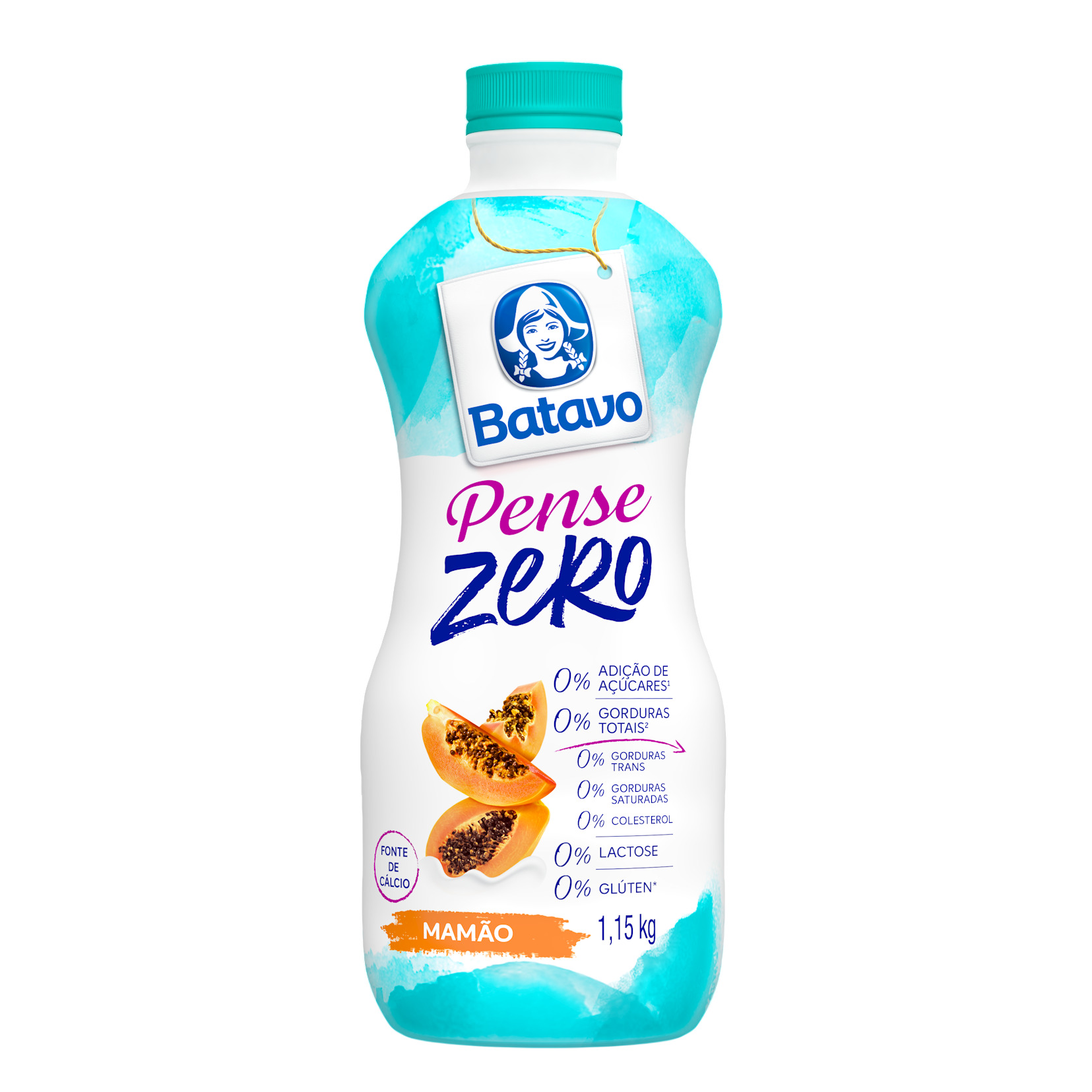 IOGURTE LÍQUIDO PENSE ZERO MAMAO BATAVO 1,150G