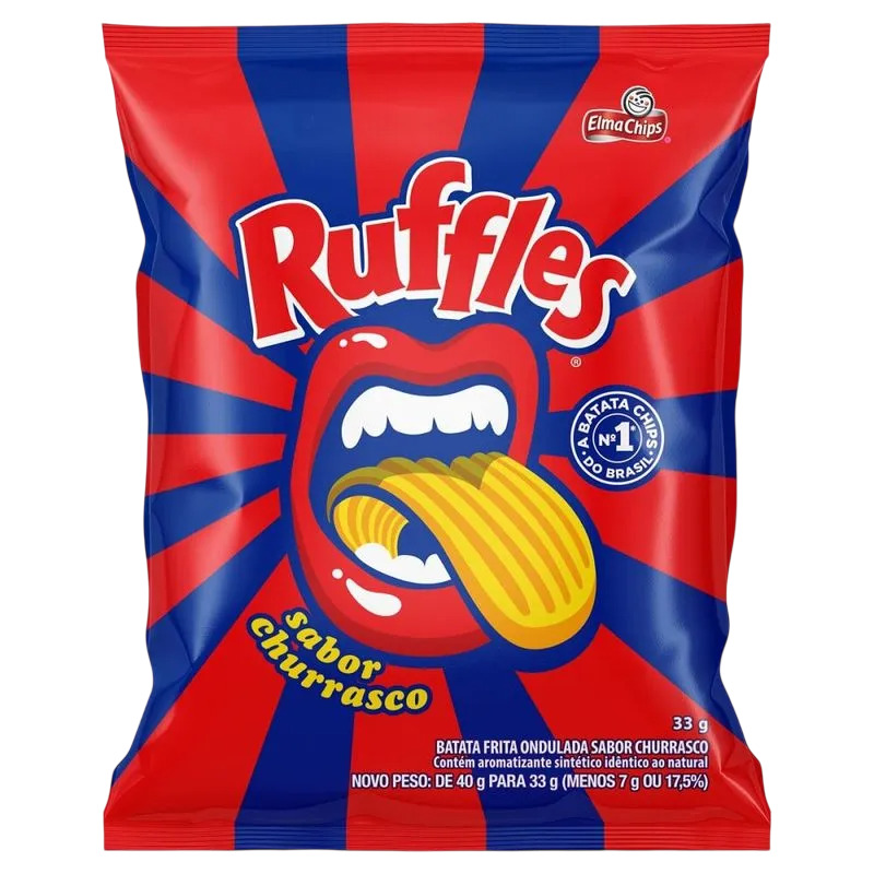 BATATA RUFFLES CHURRASCO 32G