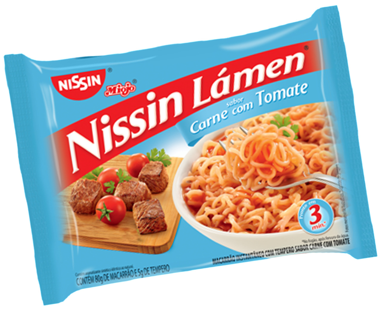 NISSIN LAMEN CARNE COM TOMATE 85G