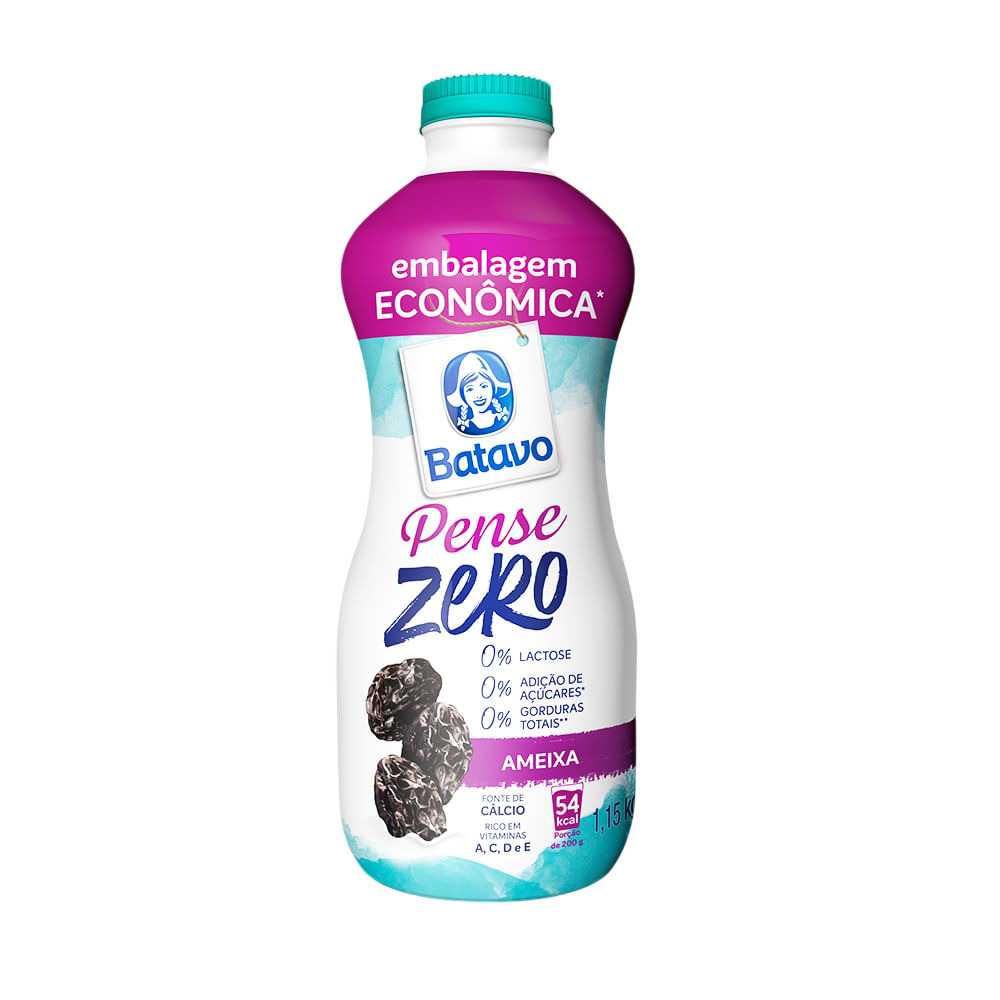 IOGURTE LÍQUIDO PENSE ZERO AMEIXA BATAVO 1,15KG