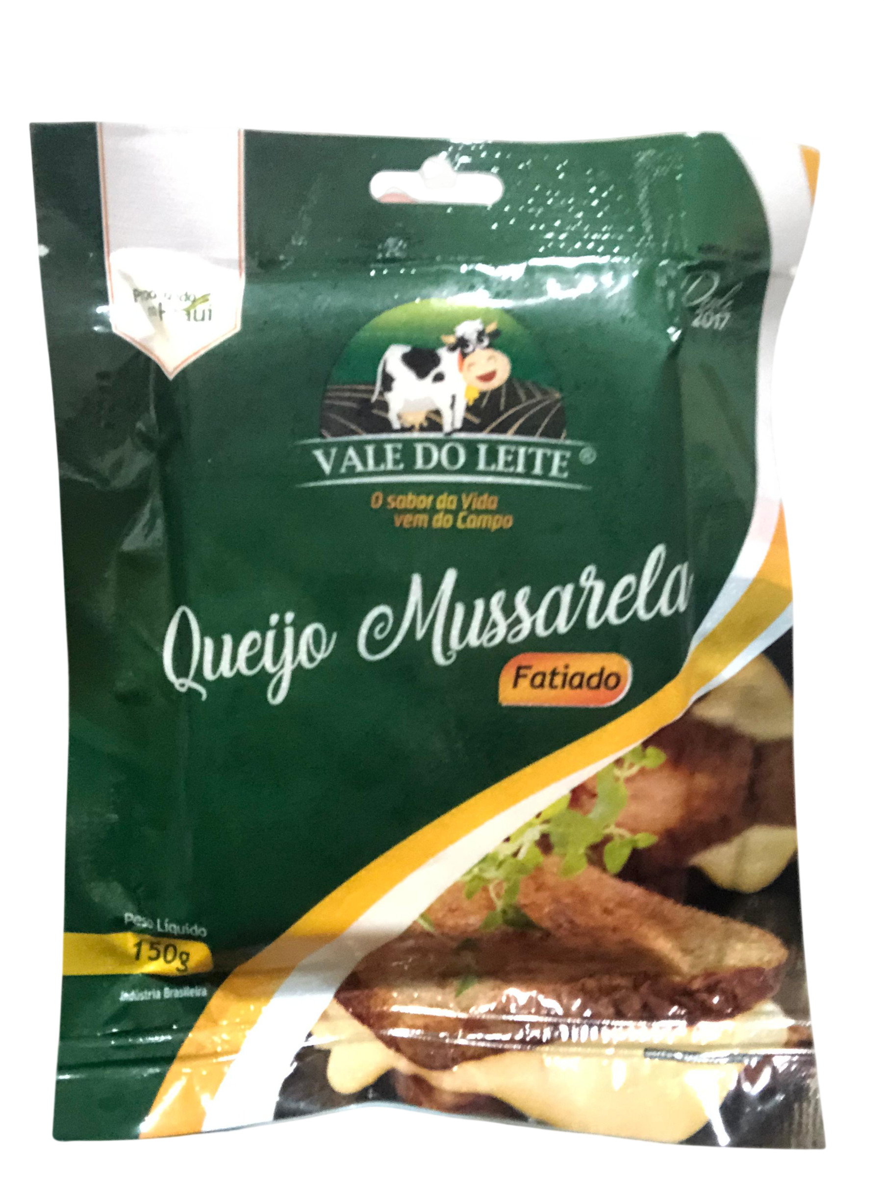 QUEIJO MUSSARELA FATIADO VALE DO LEITE 150G