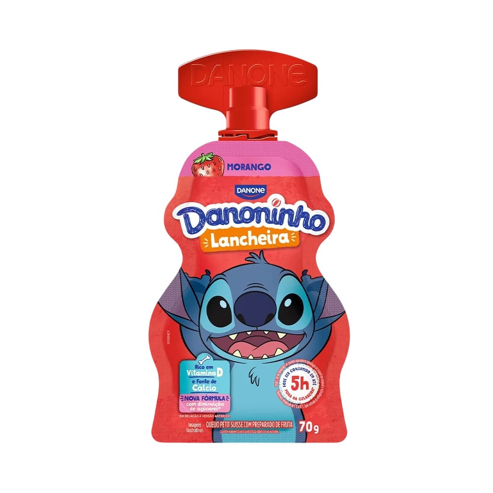 IOGURTE DANONINHO LANCHEIRA MORANGO 70G