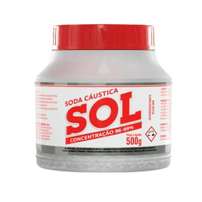 SODA CÁUSTICA SOL POTE 500G