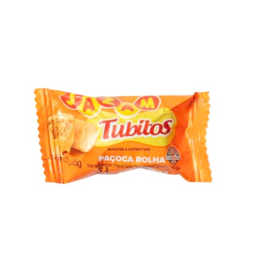 PAÇOCA AMENDOIM TUBITOS JAZAM 15G