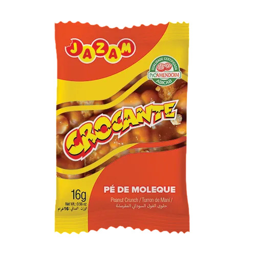 PÉ DE MOLEQUE CROCANTE JAZAM 15G