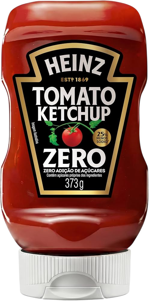 KETCHUP HEINZ ZERO 373G