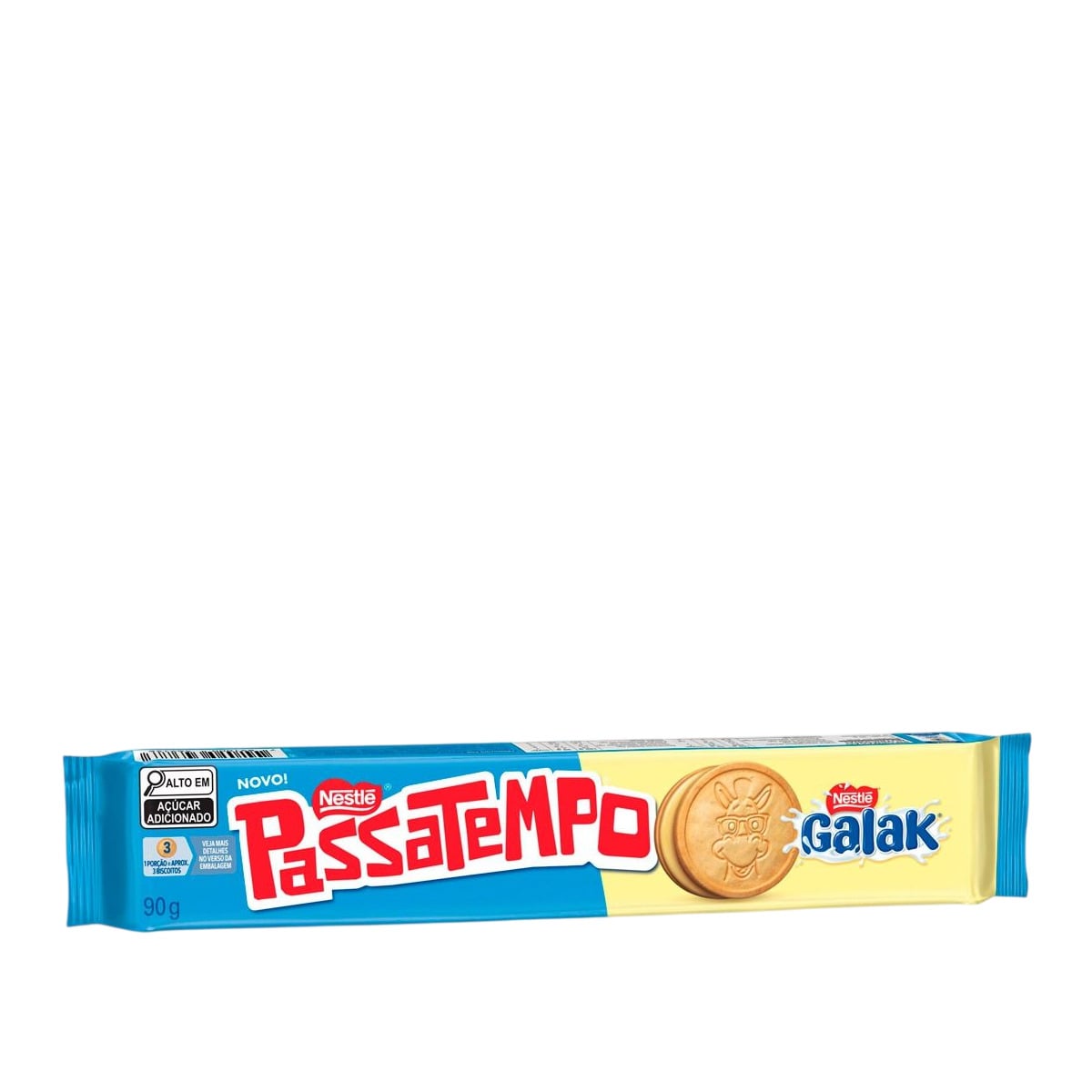 BISCOITO PASSATEMPO RECHEADO GALAK 90G