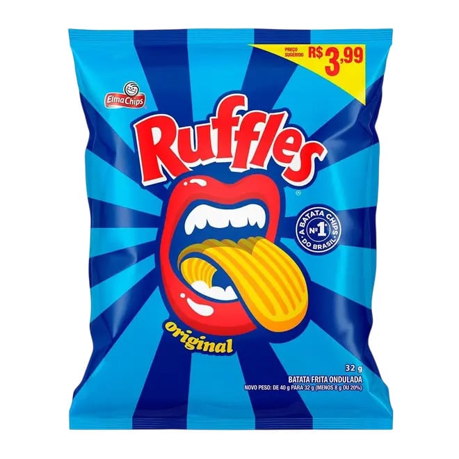 BATATA RUFFLES ORIGINAL SAL 32G