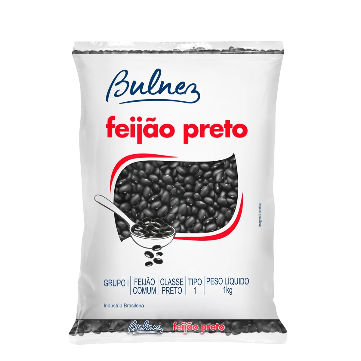 FEIJÃO PRETO BULNEZ TIPO1 PACOTE 1KG