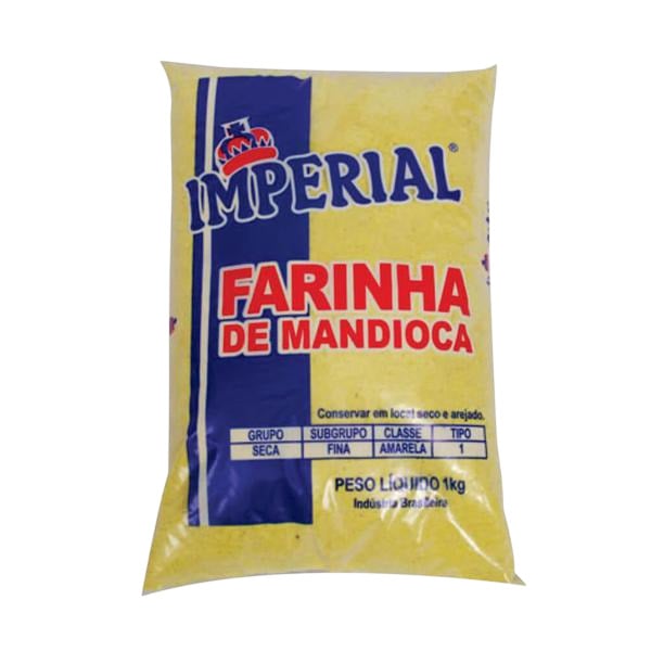 FARINHA DE MANDIOCA AMARELA IMPERIAL 1KG