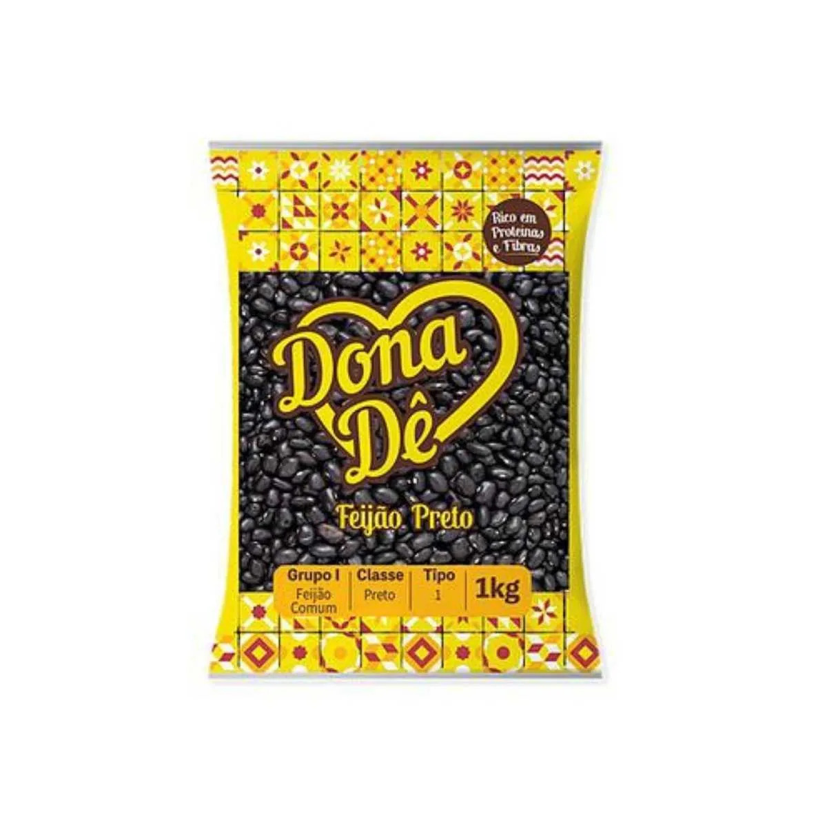 FEIJÃO PRETO DONA DÊ 1KG